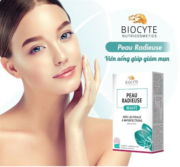 VIÊN UỐNG TRỊ MỤN ĐƯỢC CÁC BÁC SĨ DA LIỄU KHUYÊN DÙNG - Biocyte - Viên uống làm đẹp số 1 tại Pháp