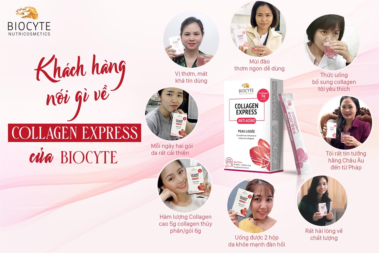 Collagen Express được hàng triệu chị em tin dùng
