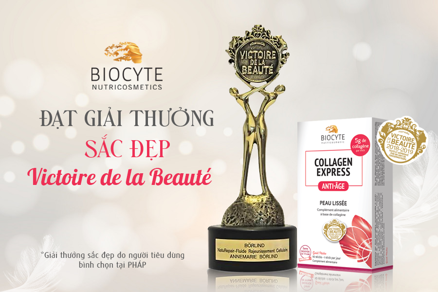 Collagen Express đã đạt giải thưởng Victoire de la Beaute