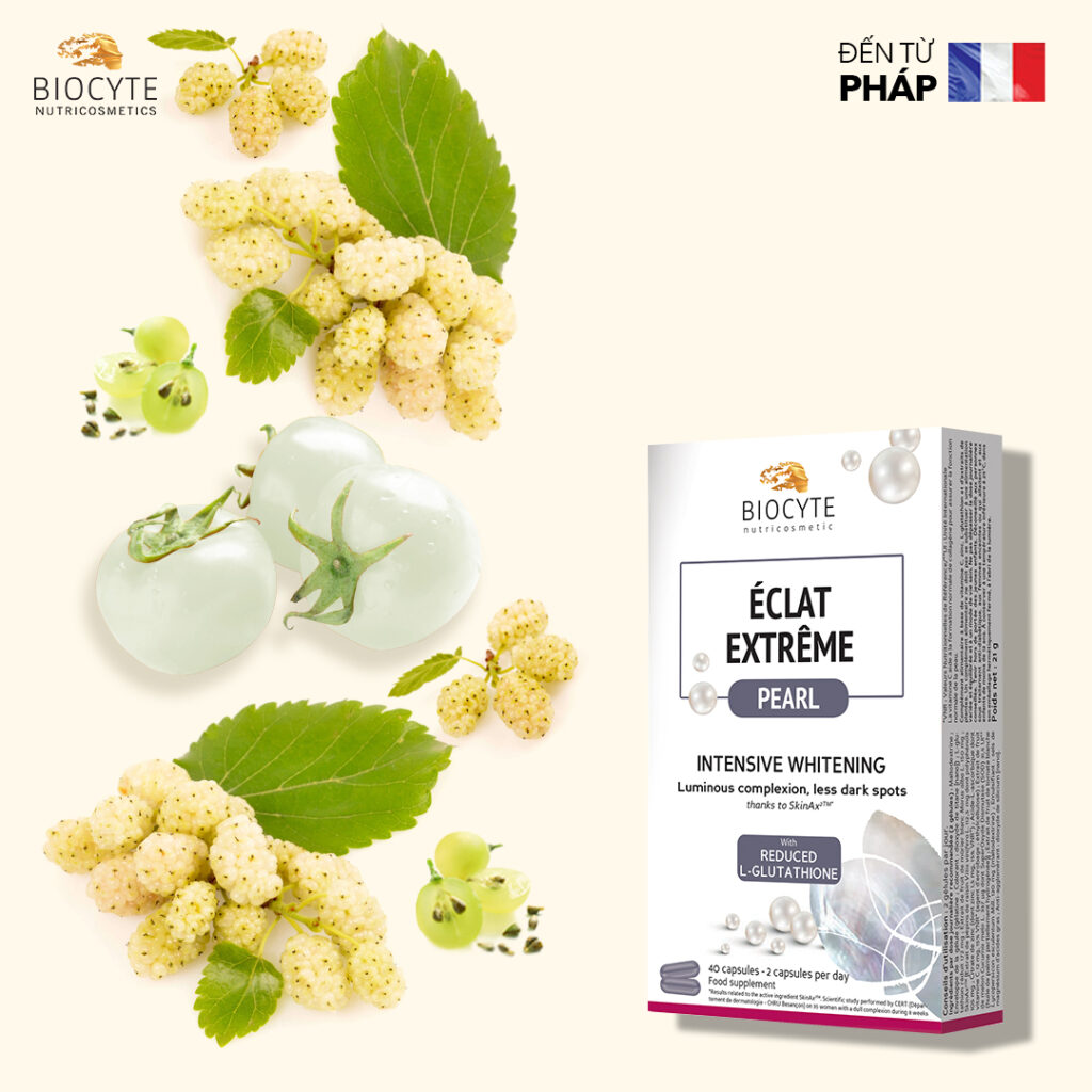 Éclat Extrême Pearl – Viên uống giúp giảm nám trắng da