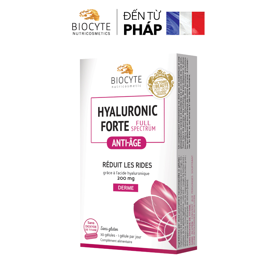 B02 – Hyaluronic Forte Full Spectrum – Viên uống cung cấp độ ẩm da