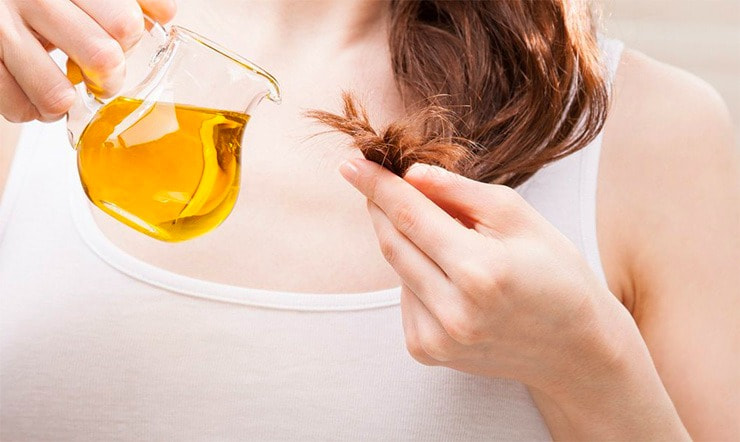 Cách phục hồi tóc hư tổn tại nhà bằng oliu
