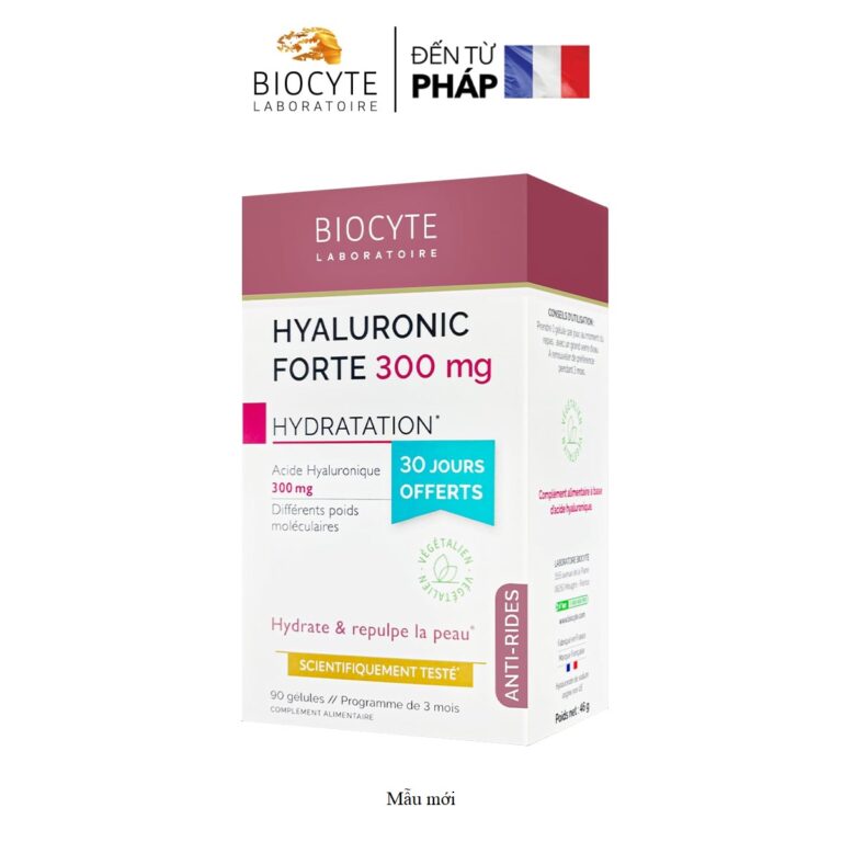 B17 – Hyaluronic Forte 300mg – Viên Uống Bổ Sung Hyaluronic Acid (mẫu mới)