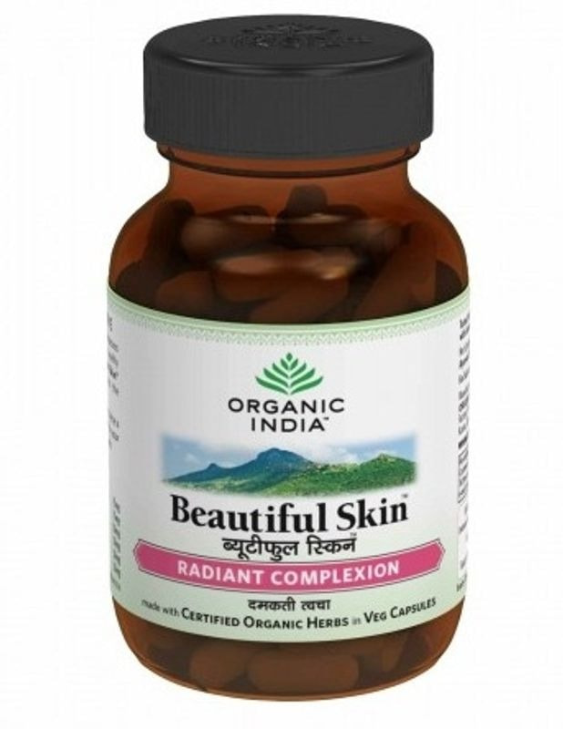 Viên uống giảm mụn Beautiful Skin Organic India