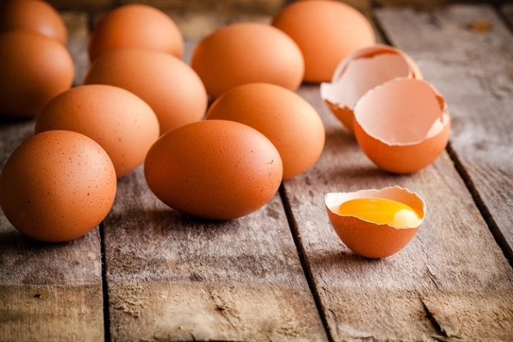 thực phẩm bổ sung kẽm - lòng đỏ trứng