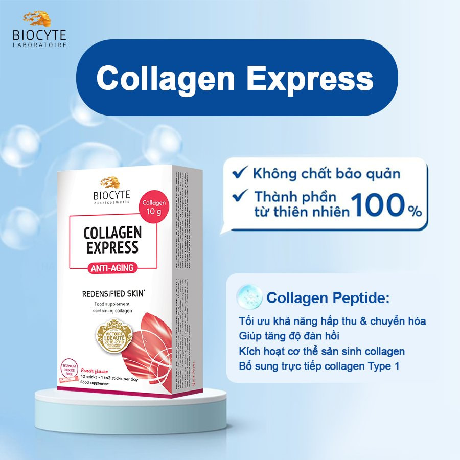 Bột bổ sung collagen làm đẹp da Collagen Express