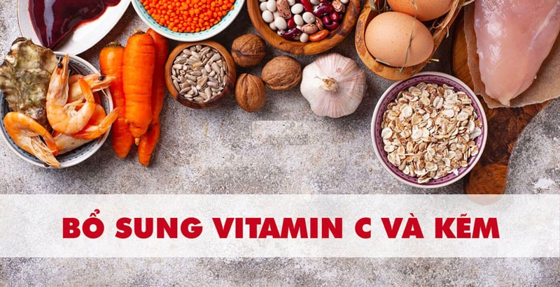 Cách bổ sung kẽm và vitamin C vào chế độ hàng ngày