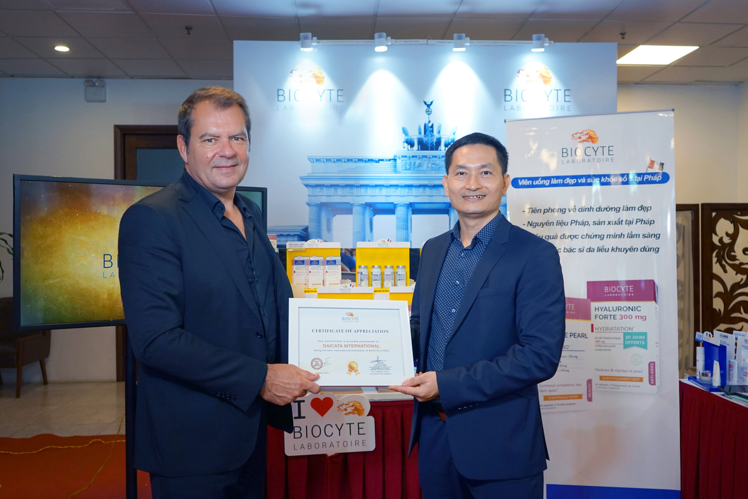 Đại Cát Á nhận danh hiệu Nhà phân phối Quốc tế Biocyte Tiêu biểu nhất 2023
