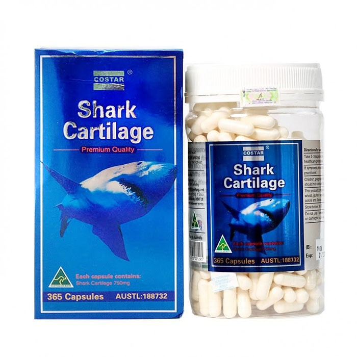 Viên uống hỗ trợ xương khớp sụn cá mập Costar Blue Shark Cartilage