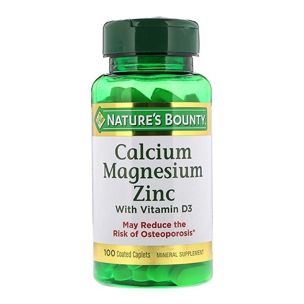 Viên uống hỗ trợ xương khớp Nature's Bounty Calcium Magnesium Zinc With D3