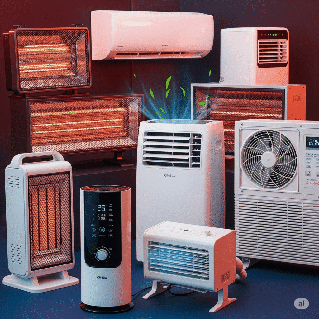 Máy Sưởi và Điều Hòa - Vì Sao Trời Lạnh Da Lại Thiếu Ẩm