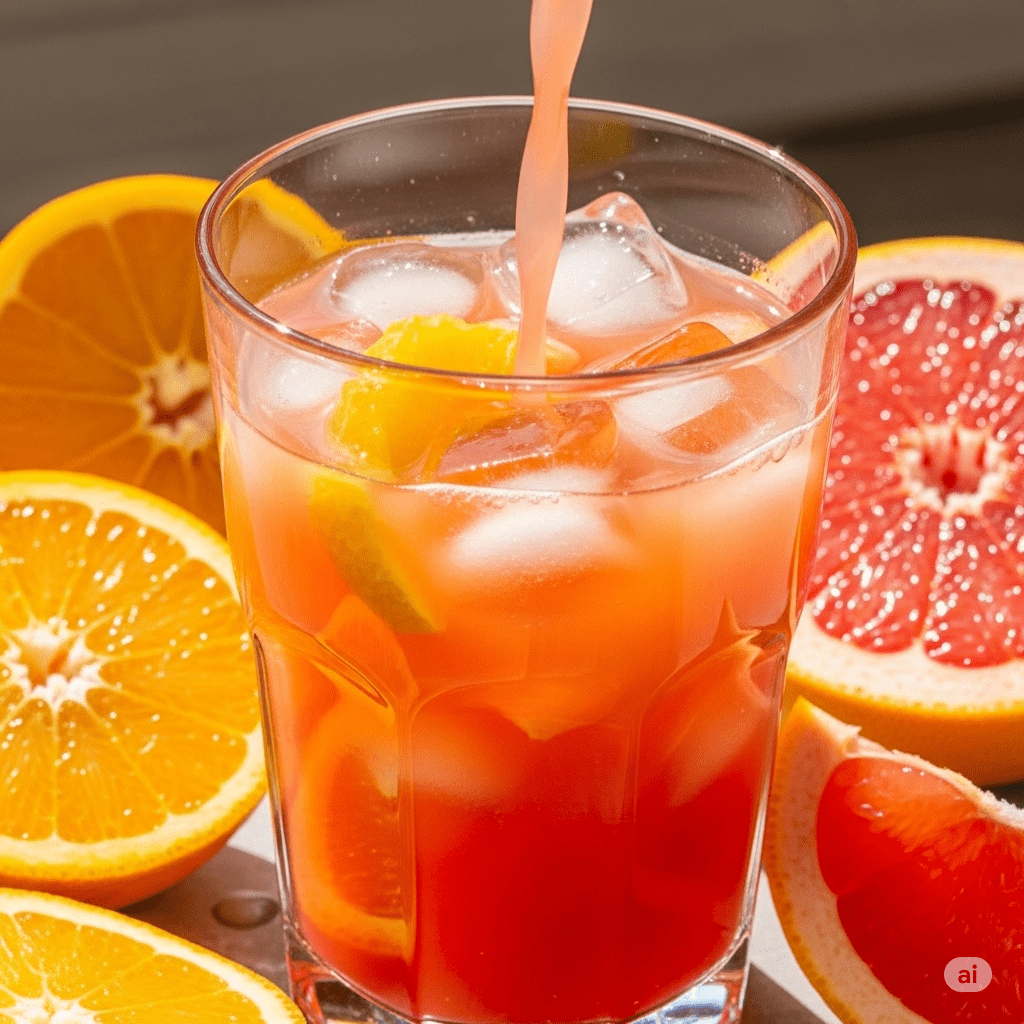 Nước ép cam tươi bưởi hồng - Các Món Nước Ép Thanh Nhiệt Mùa Hè Bí Quyết Giải Khát Tức Thì Cho Cơ Thể