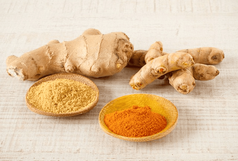gừng và nghệ