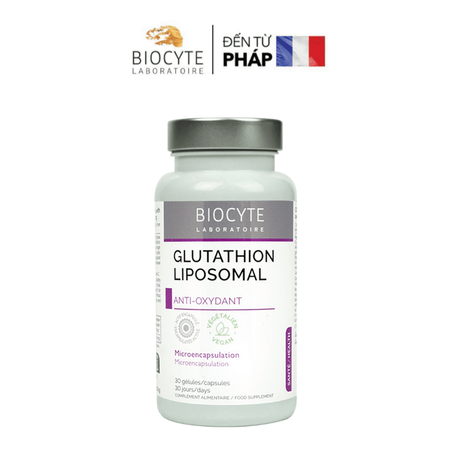 Thực phẩm bảo vệ sức khỏe Glutathion Liposomal (Hộp 30 viên)