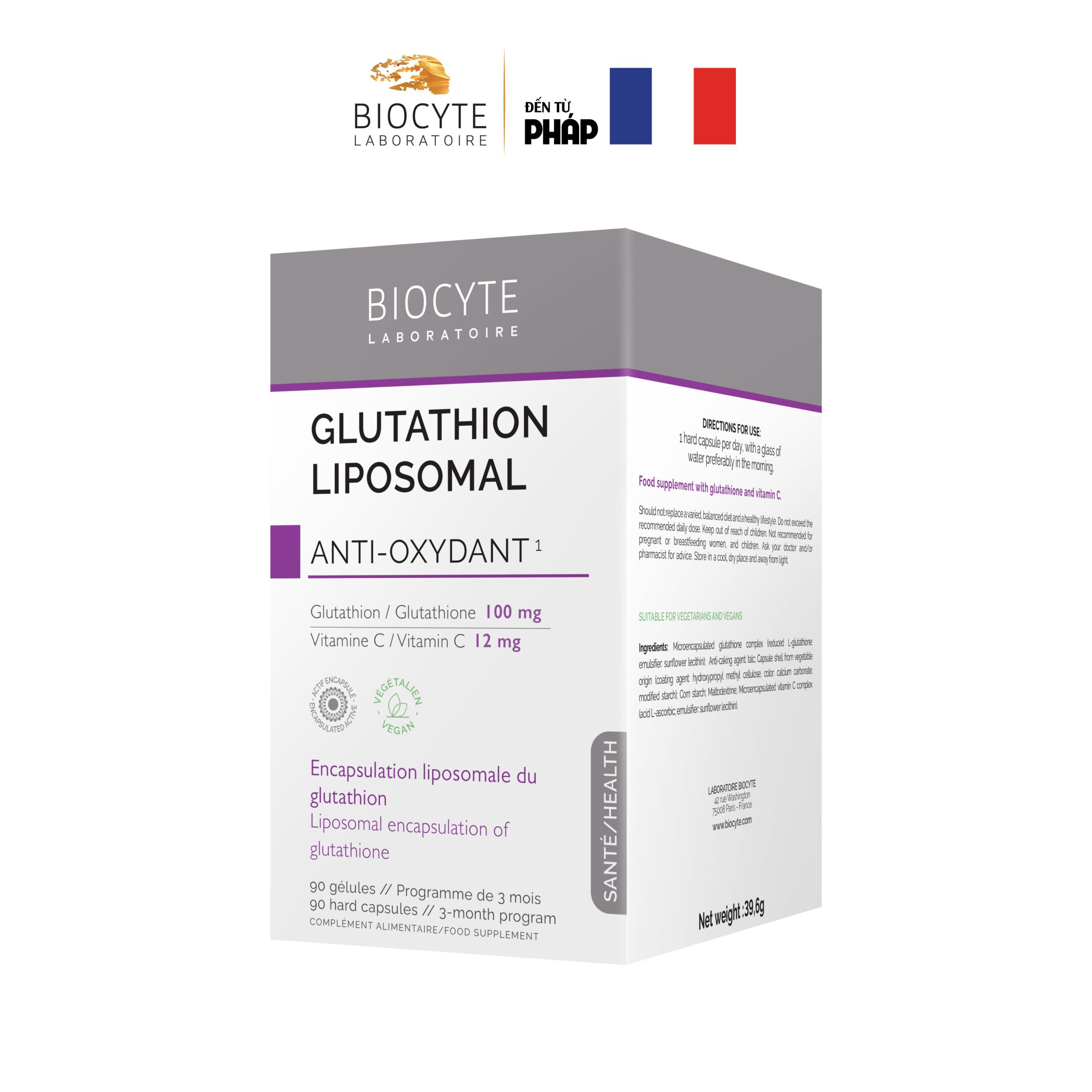 Thực phẩm bảo vệ sức khỏe Glutathion Liposomal Combo (Bộ 3 hộp)
