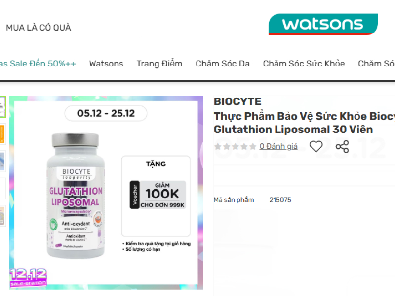 Trưng bày điểm bán Biocyte