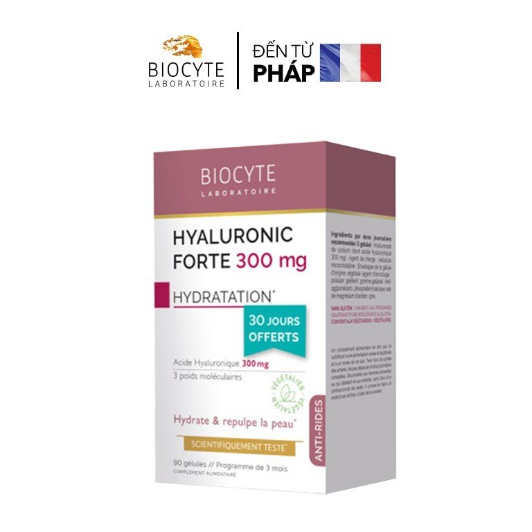 Thực phẩm bảo vệ sức khỏe Hyaluronic Forte 300mg Combo (Bộ 3 hộp)