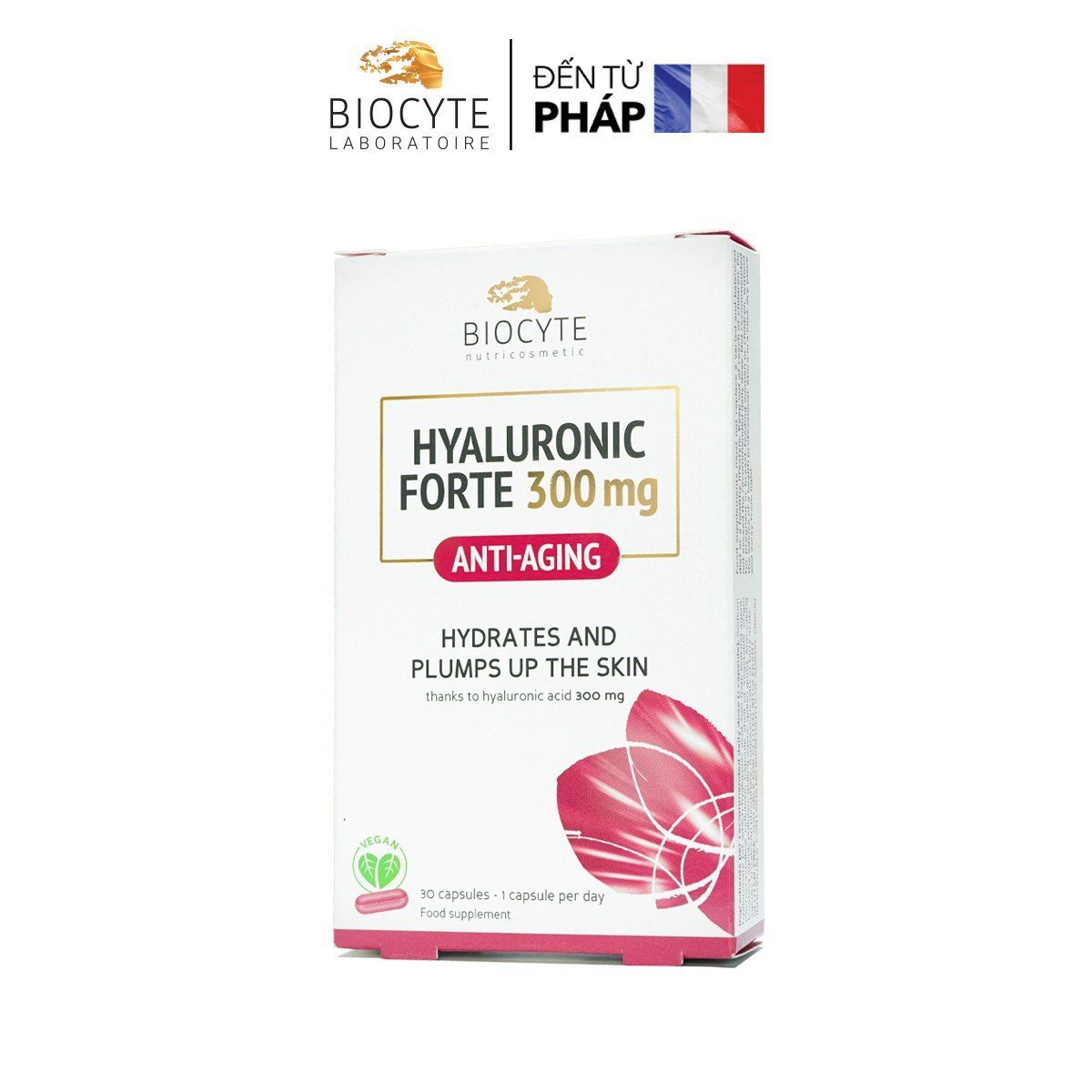 Thực phẩm bảo vệ sức khỏe Hyaluronic Forte 300mg (Hộp 30 viên)